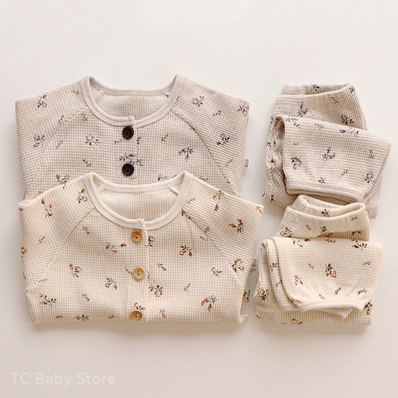 Baby Pajamas Floral Solid Colo - Winter Clothing Activity avis et prix