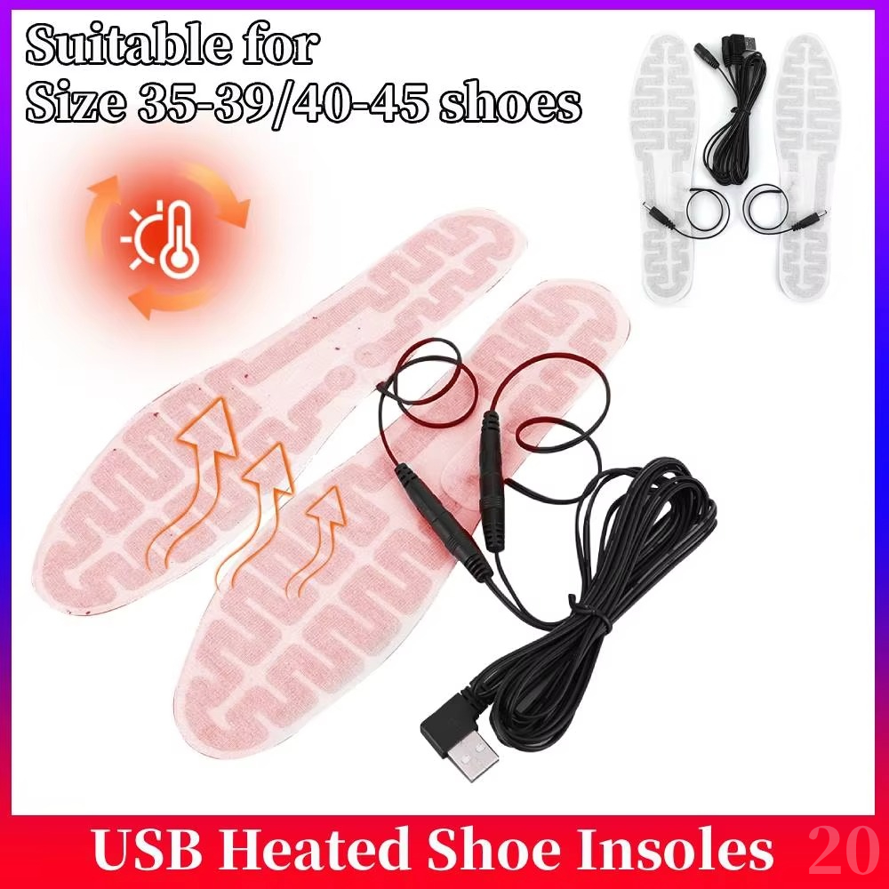 USB Heated Shoe Insoles Foot W - Heated Insole Rechargeable avis et prix