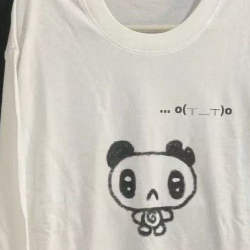 Kimutomo T Shirts Women Cartoo - Winter Clothing Aesthetic avis et prix